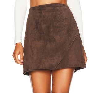 Faux Suede Mini Skirt BlankNYC Size 25 from Revolve